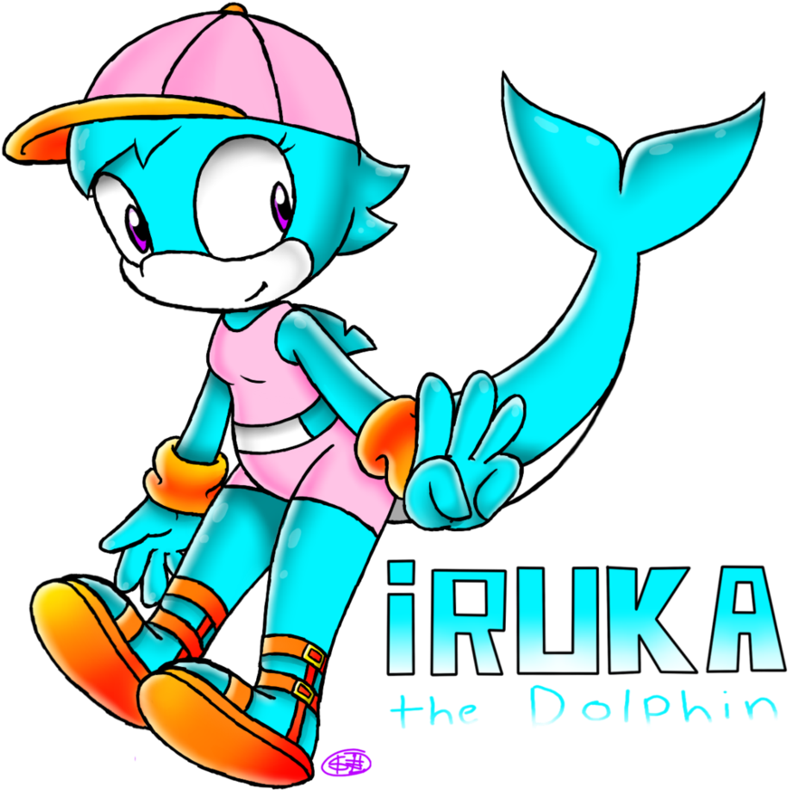 Iruka The Dolphin By Spice5400 - Cartoon (894x894)