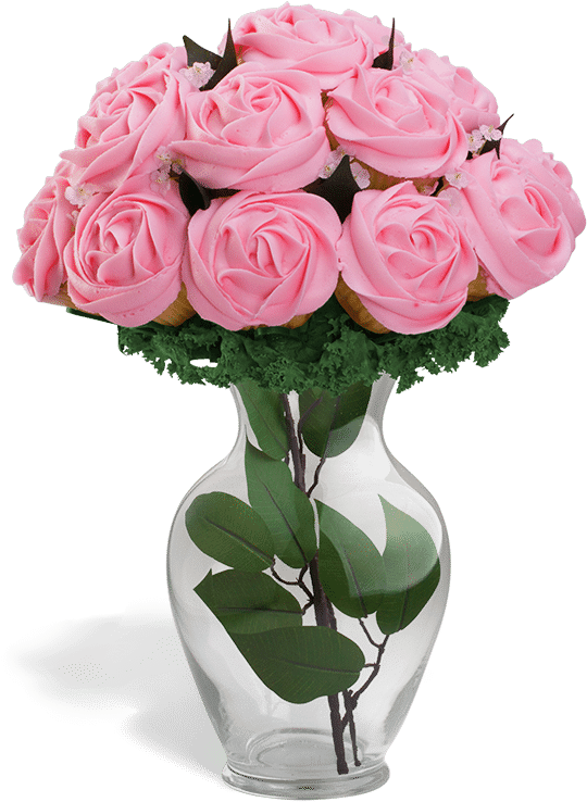 Pretty In Pink - Baked Bouquet (638x800)
