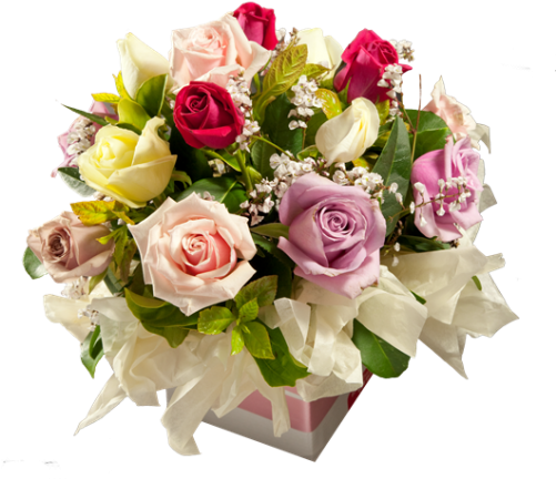 A Posy Of Roses - Congratulation Flower (500x500)