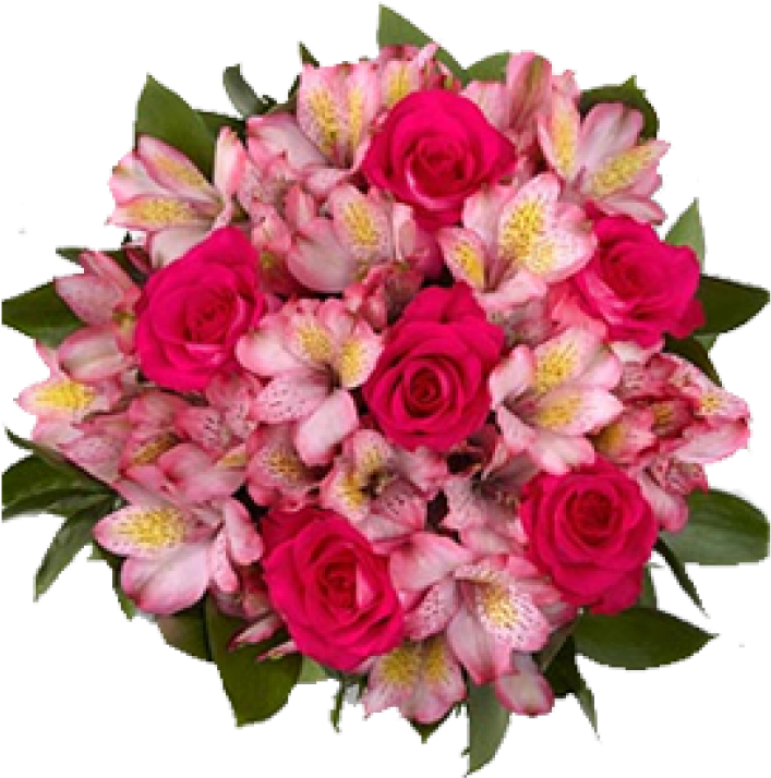 Go To Image - Pink Lily Flowers Bouquet (780x975)