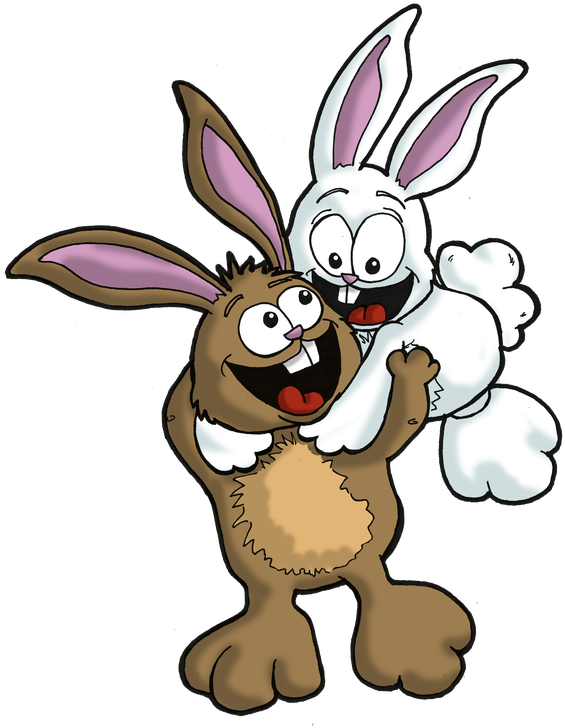All Artwork Copyright Arthur Karakochuk - Animated Easter Bunny Sking (800x800)