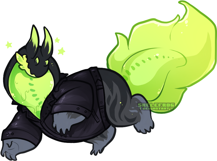 [custom] Chemical Burn By Skelefrog - Cartoon (936x686)