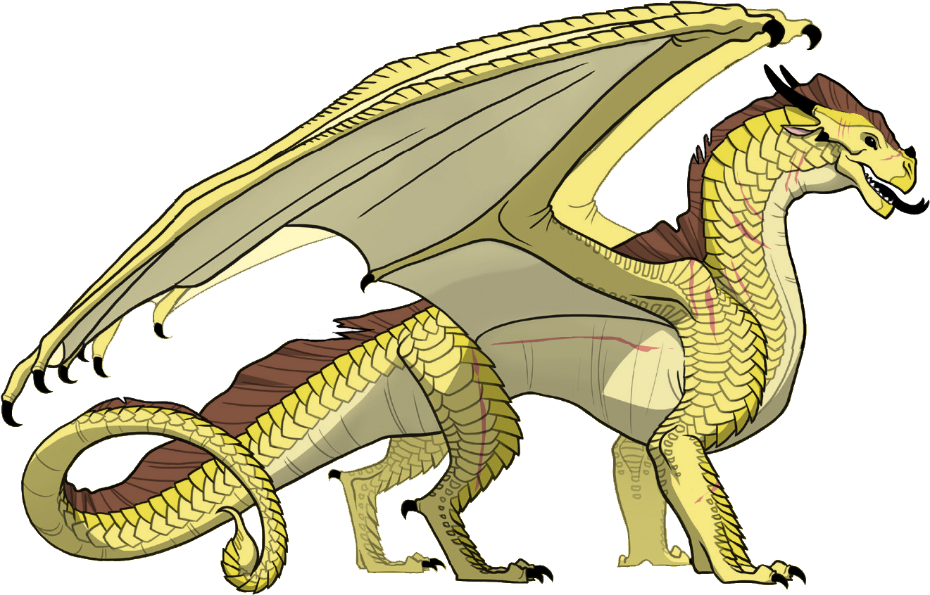 Princess Burn - Wings Of Fire Sandwing (1388x895)