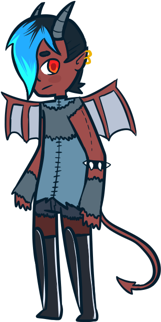 Custom For Dragon Burn By Mad Meow - Cartoon (374x697)