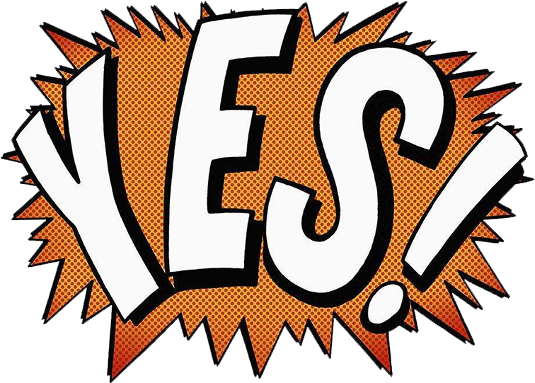 Comic Book Text Comics Stock Illustration Illustration - Pop Art Yes (840x600)