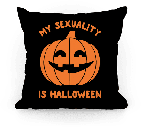 My Sexuality Is Halloween Pillow - She's Beauty She's Grace She Ll Punch You In The Face (484x484)