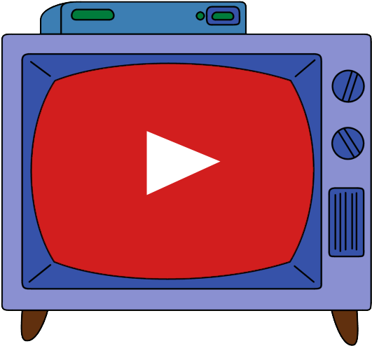Youtube - Tv Png (543x500)