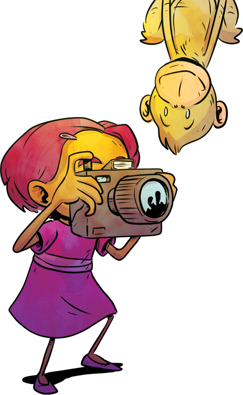 The Monkey Hunter - Cartoon (500x813)