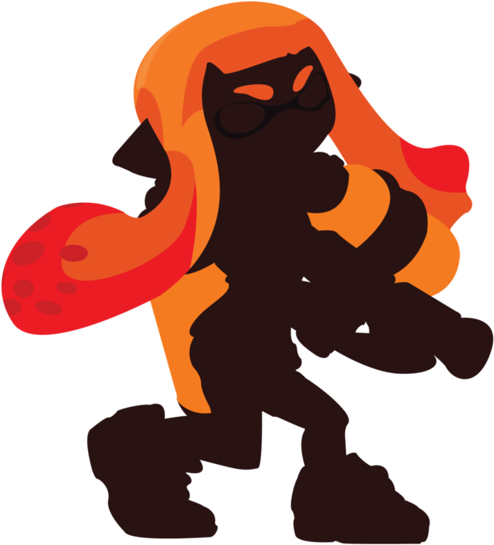Orange Female Inkling - Female Inklings (894x894)