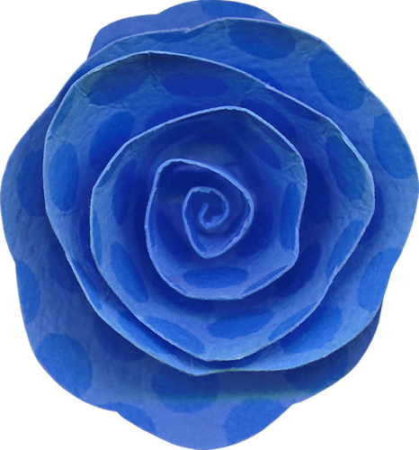 Midnight Garden - Blue Rose (466x500)