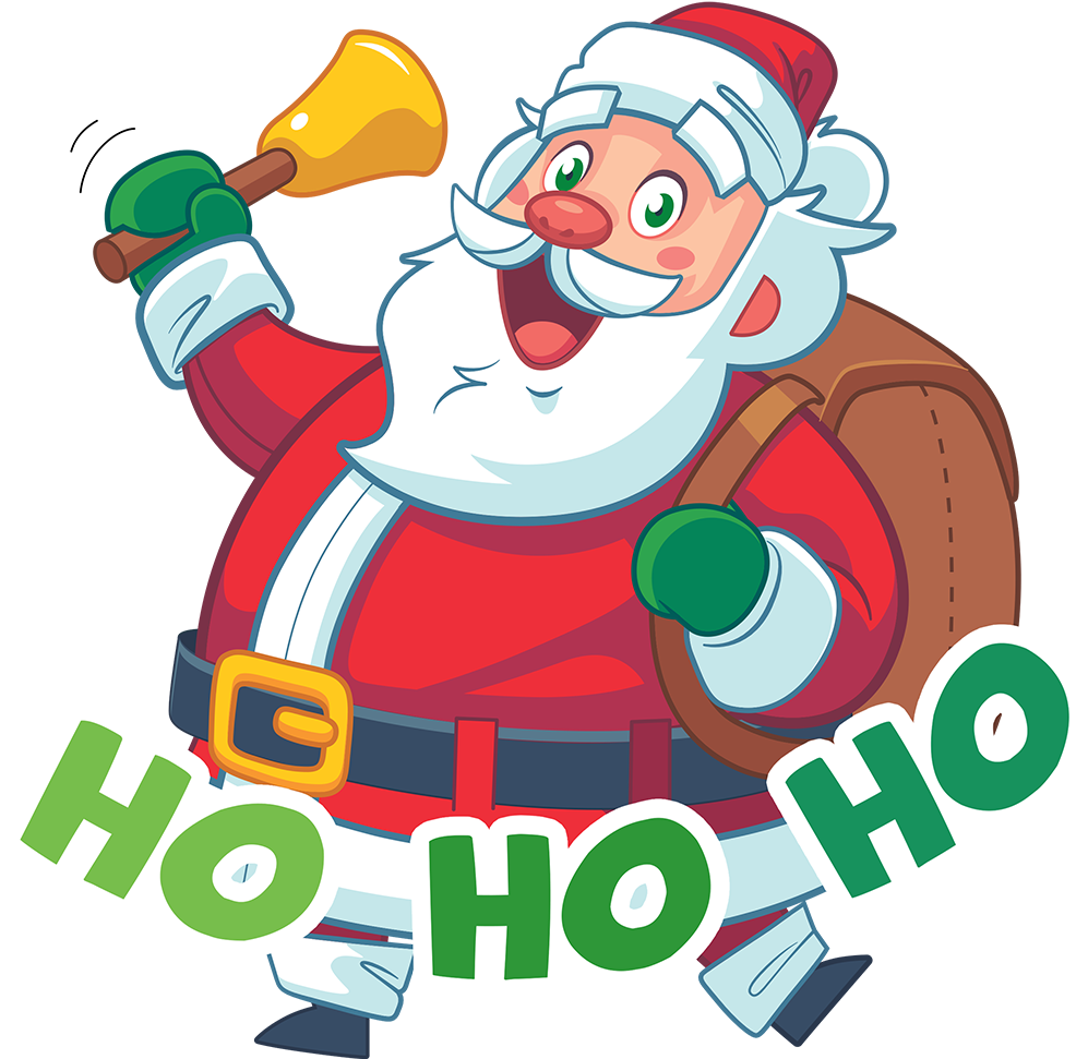 Ho Ho Ho, Merry Christmas Everyone Mr - Cartoon (1000x1000)