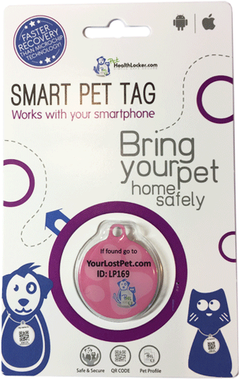 Pethealthlocker Smart Pet Tag - Pet Health Locker Smart Pet Tag Small Blue (420x600)