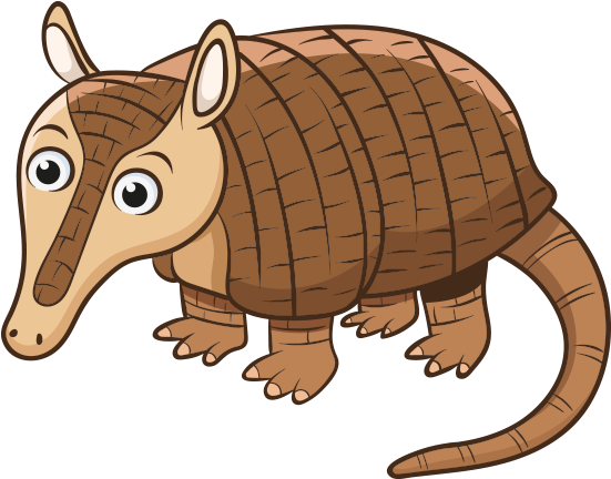 Clipart Armadillo Hayvanı - Armadillo (594x490)