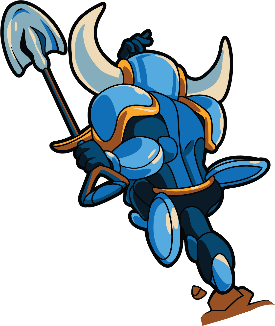 Toenail Jump - Shovel Knight (1245x1439)