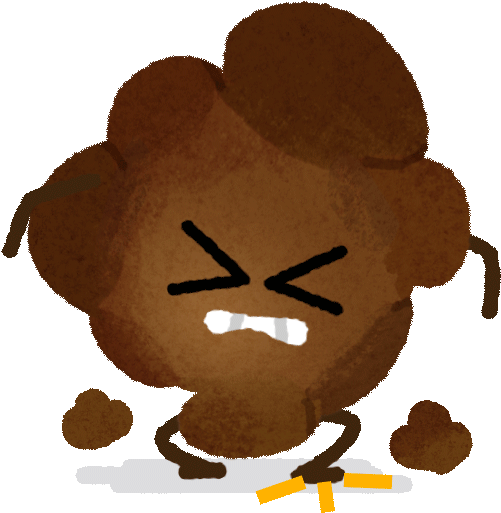 Plugged Up Paulie - 便便 Gif (1000x1000)