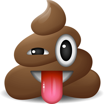 Poop Emoji Stickers Messages Sticker-8 - Poop Emoji Transparent Png (408x408)