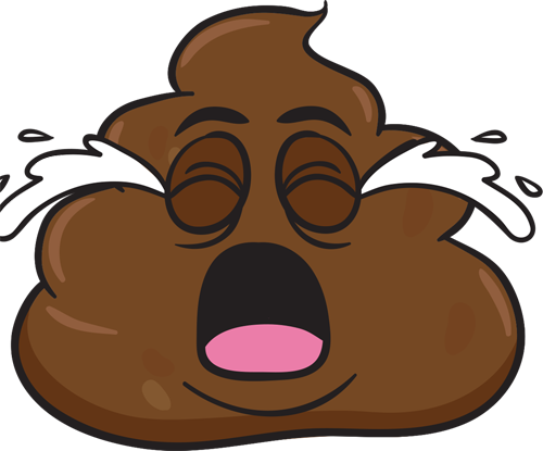Poop Emoji And Stickers For Imessage Messages Sticker-3 - Emoji Poop Note Cards (500x415)