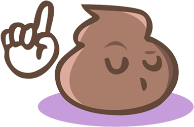 Stickers Poop Poopemoji Illustration Doodle Drawing - Funny Gif Emoji (408x408)