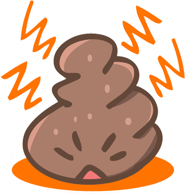 Stickers Poop Poopemoji Illustration Doodle Drawing - Gif (408x408)