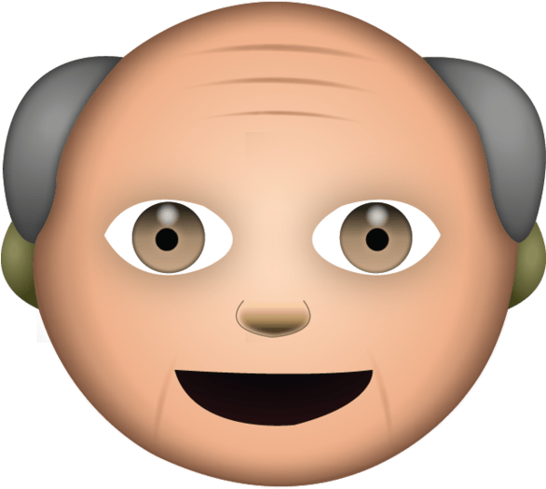 Emoji Grandma And Grandpa (600x600)
