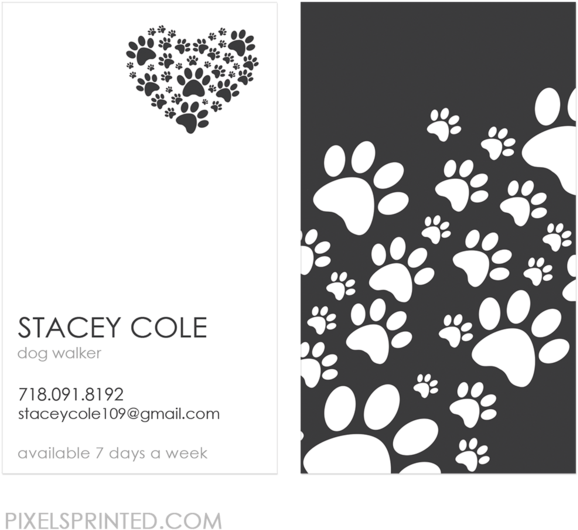 Dog Training Archives - Dog Sitter Business Card (600x600)