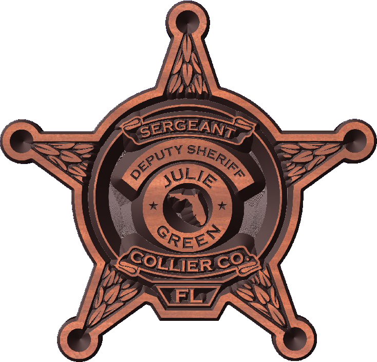 Sheriff's Badge Sign - Logo (734x704)