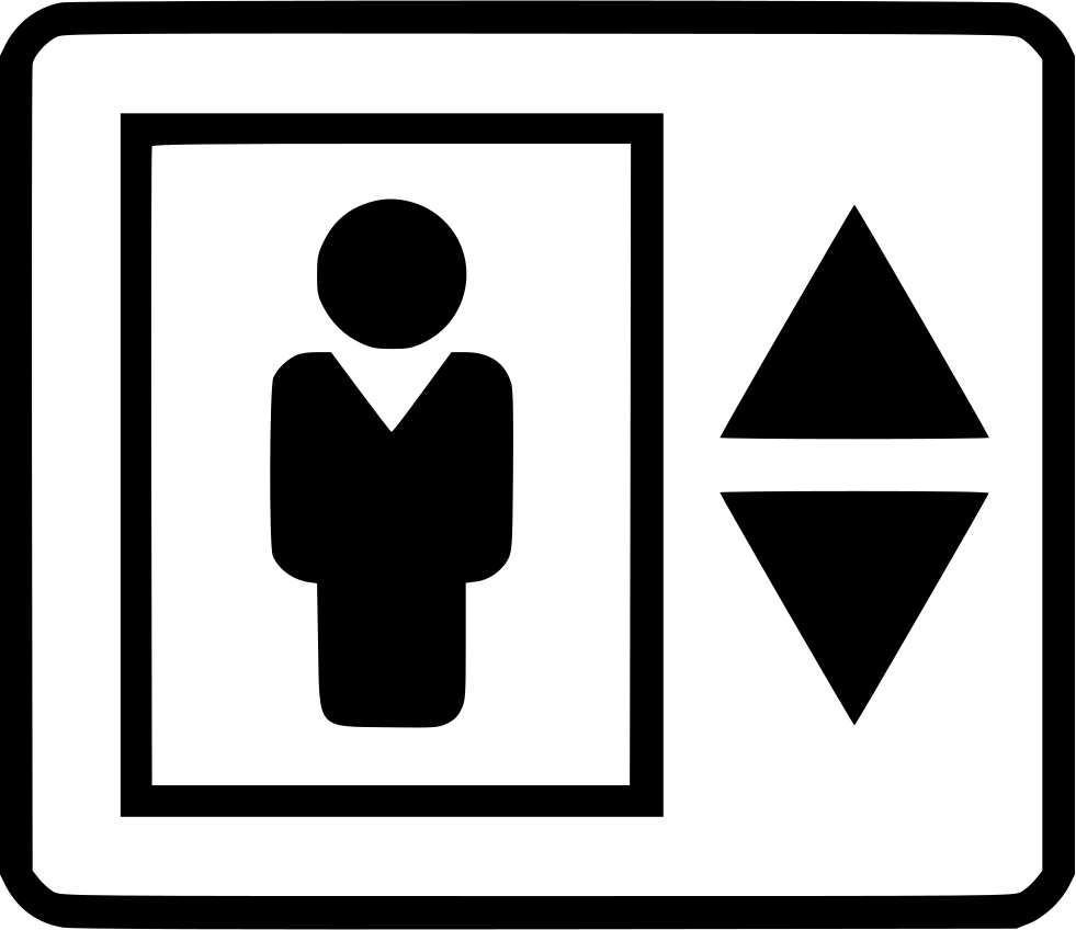 Elevator Comments - Vector Elevator Icon Png (981x848)