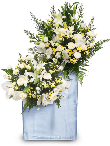 Condolence Floral Stand - Bouquet (365x480)