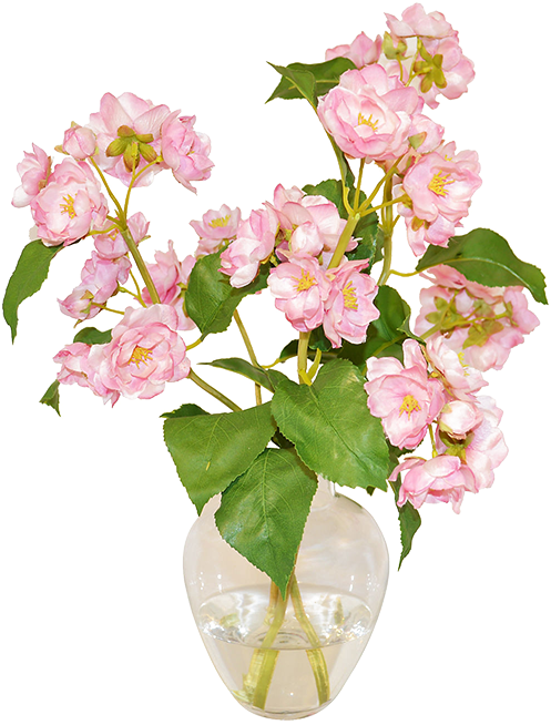 Floral Design Flower Bouquet - 15" Apple Blossoms In Bouquet - Faux - The French Bee (1000x681)