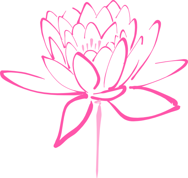 How To Set Use Pink Mixed Lotus Svg Vector - Happy Birthday Lotus Flower (600x568)