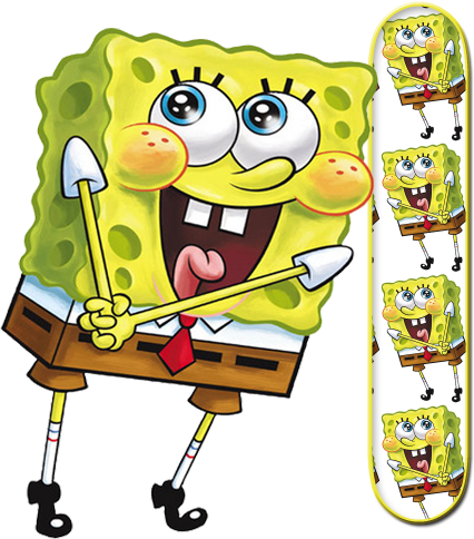 Alphabet Letters - Sponge Bob Square Pants (426x484)
