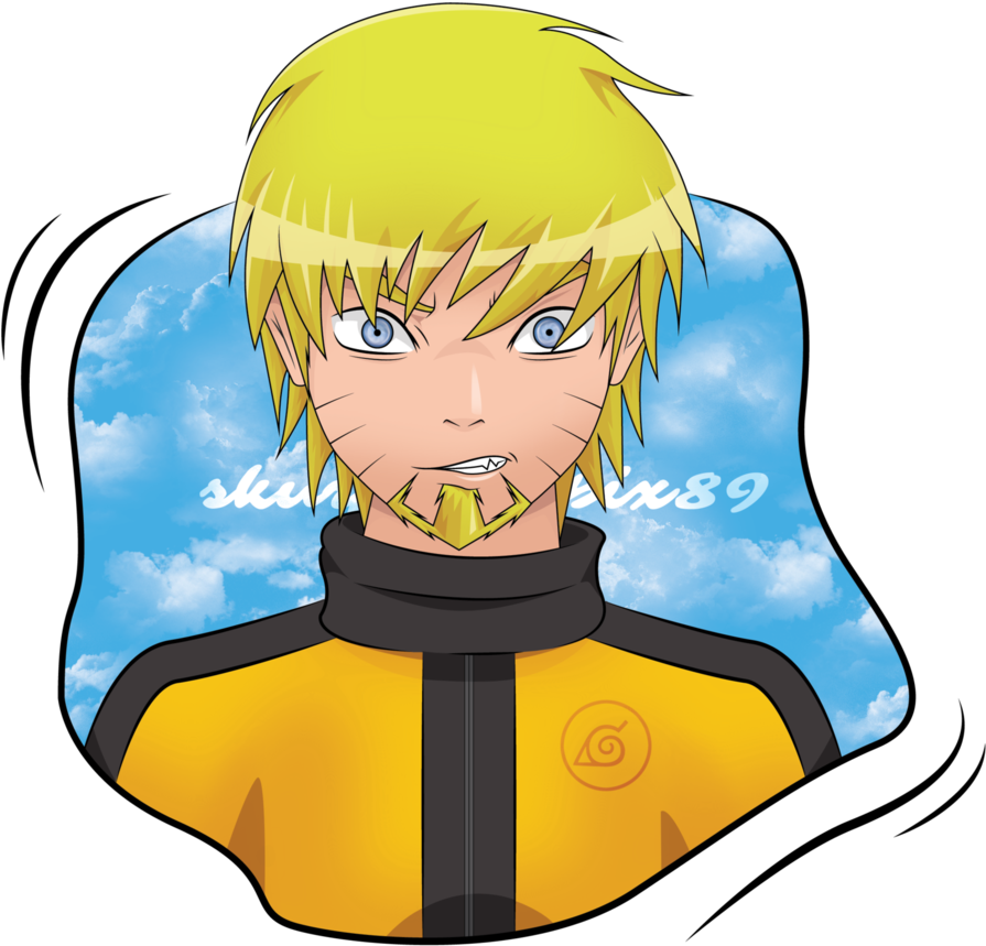 Naruto With Beard By Skurpix - Naruto With A Beard (894x894)