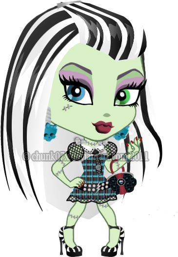 Monster High Mini Frankie By Teddy-beard - Frankie Monster High Mini (474x565)