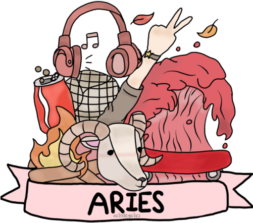 Drawn Zodiac Tumblr Transparent - Drawn Zodiac Tumblr Transparent (500x482)