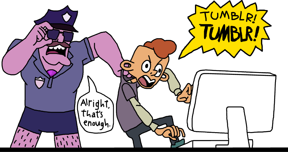 Tumblr By Leidenpierce - Cartoon (1000x529)