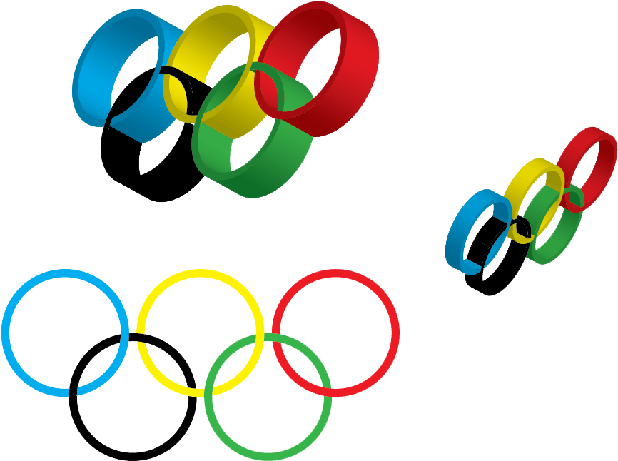 Olympic Rings Png Hd - Olympic Symbols (906x716)