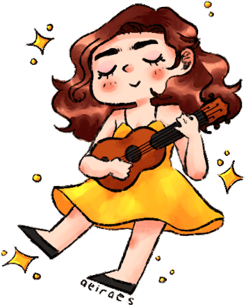 Ukulele Clipart Transparent Tumblr - Would You Be So Kind Art (500x500)