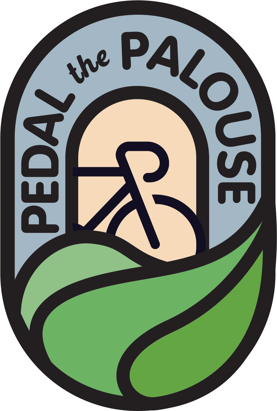 Pedal The Palouse - Circle (1500x1500)