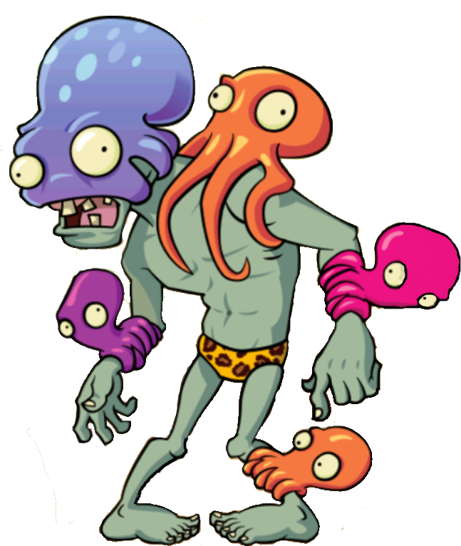 Thumbnail For Version As Of - Plants Vs Zombies 2 Octo Zombie (654x775)