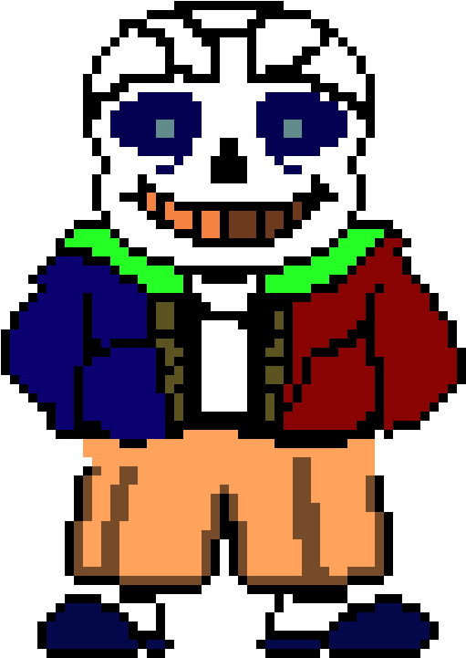 Undertale Sprite Flowey Pixel Art Clip Art - Determination Sans (820x740)