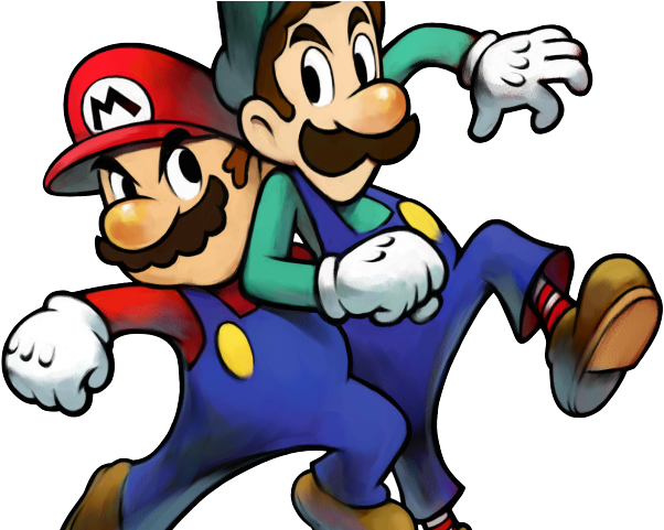 Luigi Clipart Pixel - Mario And Luigi Superstar Saga Mario And Luigi (640x480)