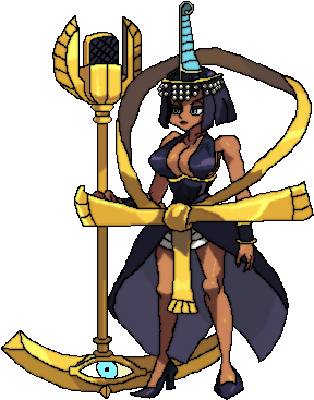 Eliza Skullgirls Pixel Art (300x400)