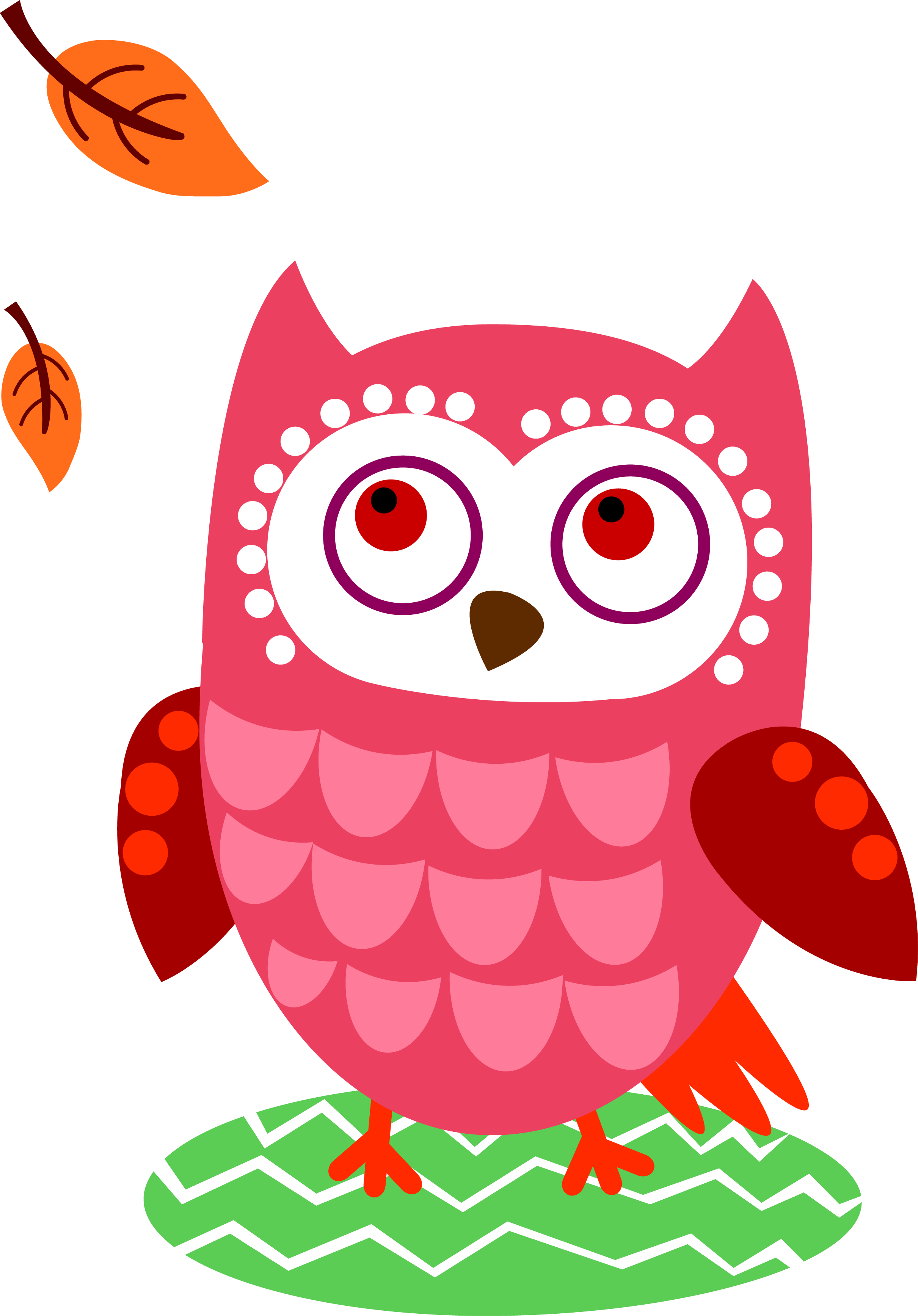 Owl Cartoon Clip Art - Owl Graphics Images Cartoons (2421x3472)
