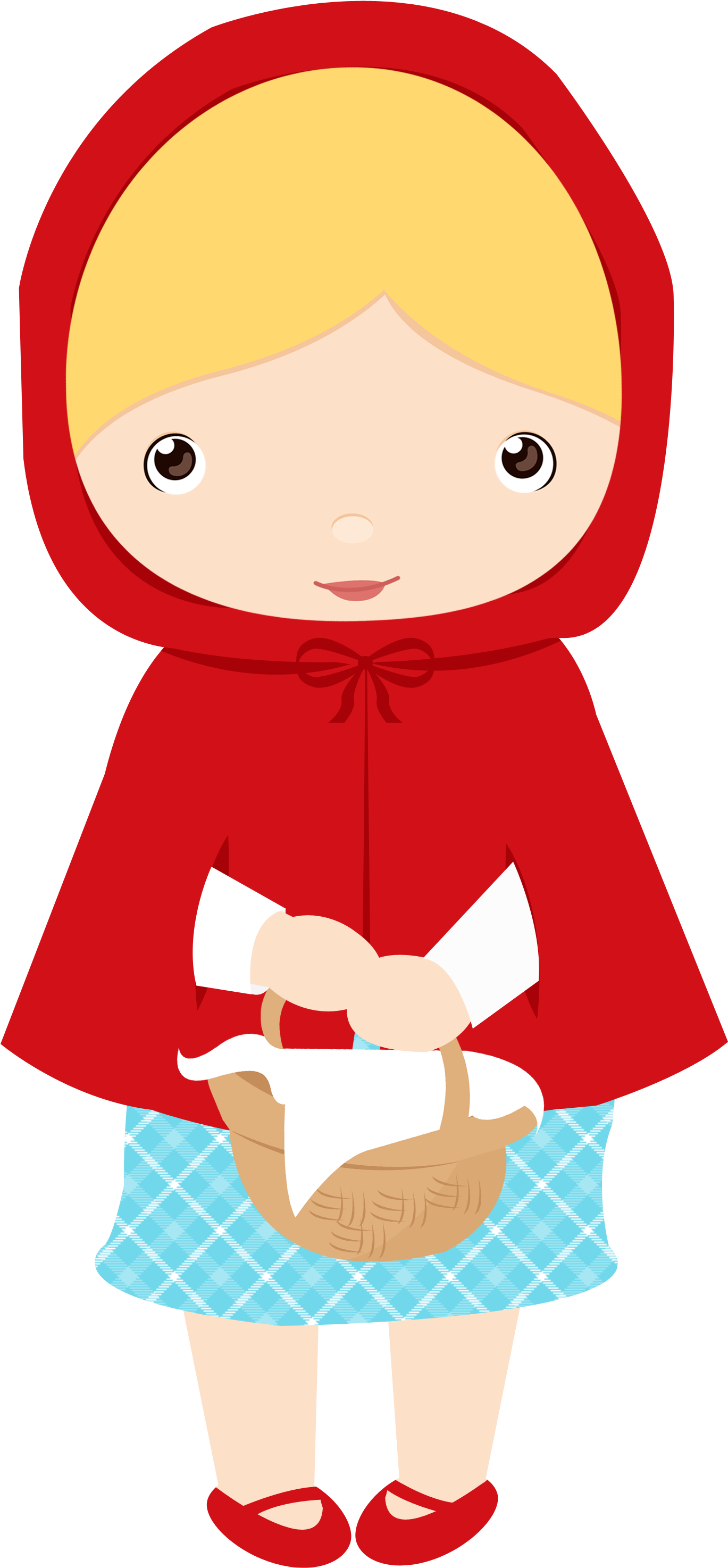 Hood Clipart Clip Art - Caperucita Roja Caricatura Png (1604x3113)
