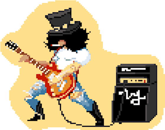 14 - Guitar Pixel Art Gif (600x440)