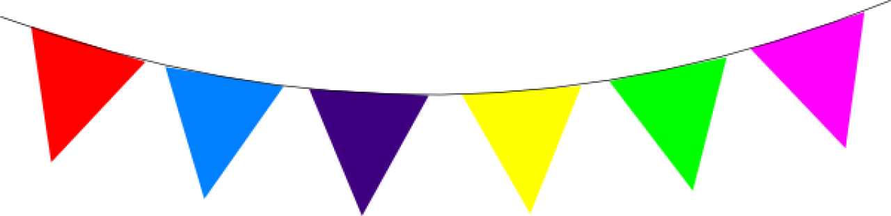 Triangle Flag Banner Clip Art 94735 - Green Flag Clip Art (1280x311)