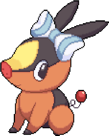 Touko's Tepig My Pixel Gif - Cute Pokemon Transparent Gif (500x500)