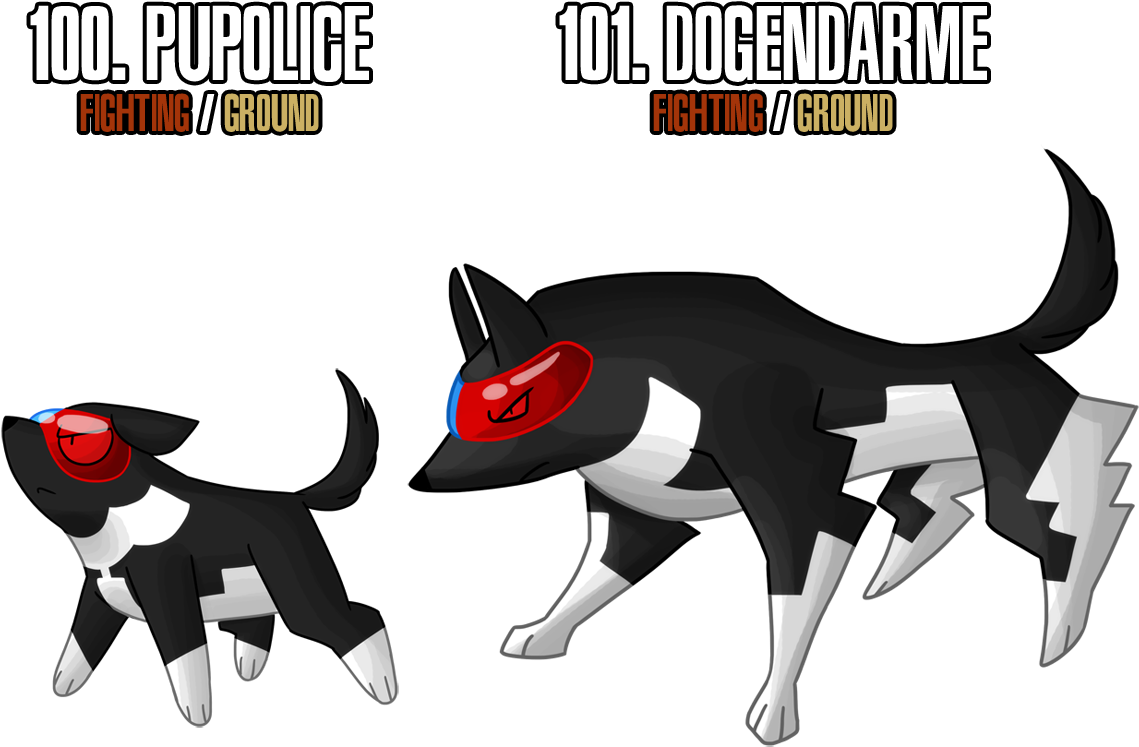 101 By Drcrafty - Police Dog Fakemon (1200x800)