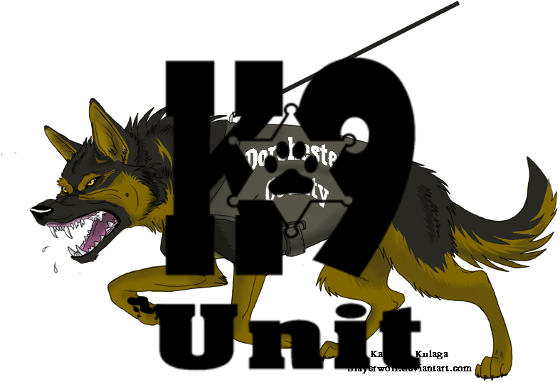 Police Dog By Slayerwolf-d5js5tf - Illustration (900x616)