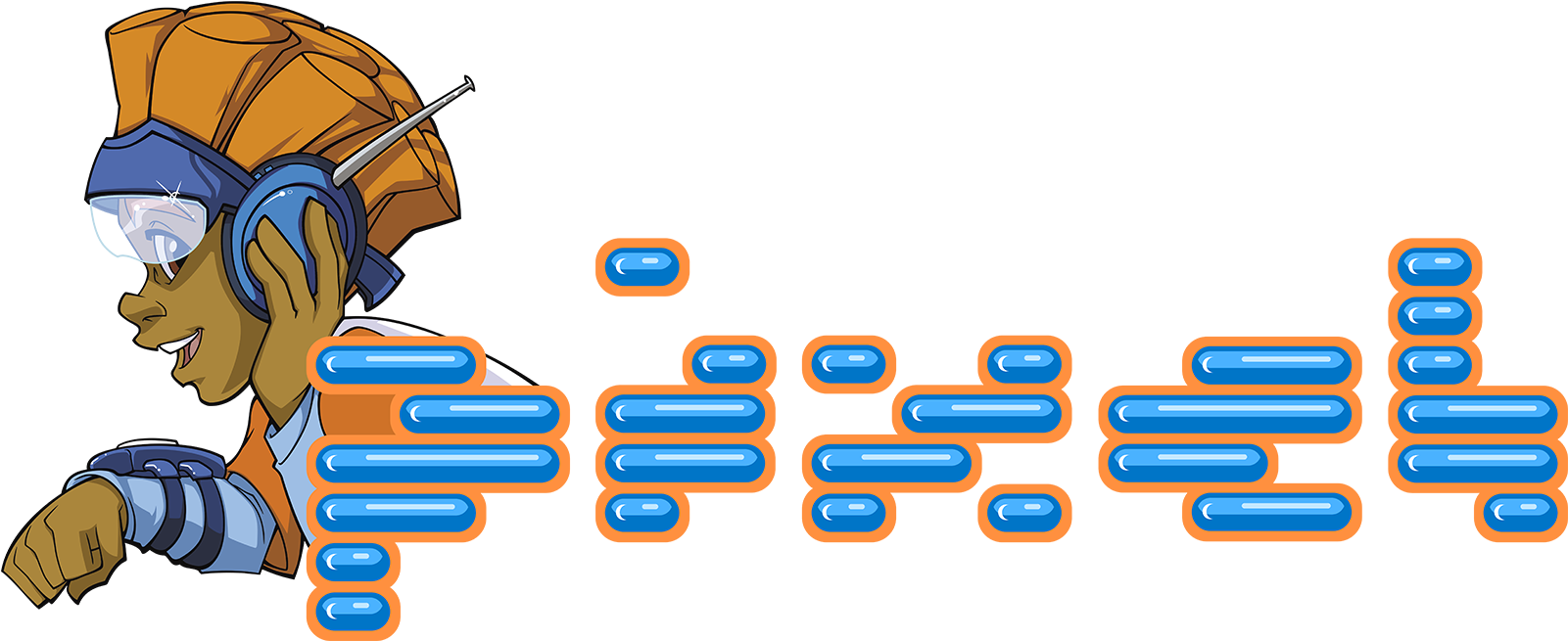 Lazytown Pixel Illustrated Logo - Pixel Lazy Town Logo (1650x700)